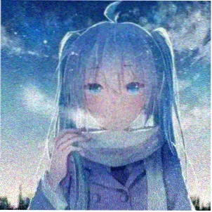 编辑长夜的头像插画